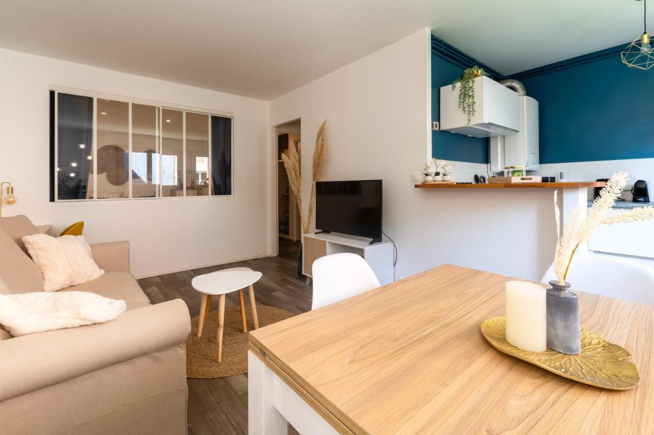 Hygge - Superbe Apt Renove Rouen Gare Avec Parking Privatifアパートメント エクステリア 写真