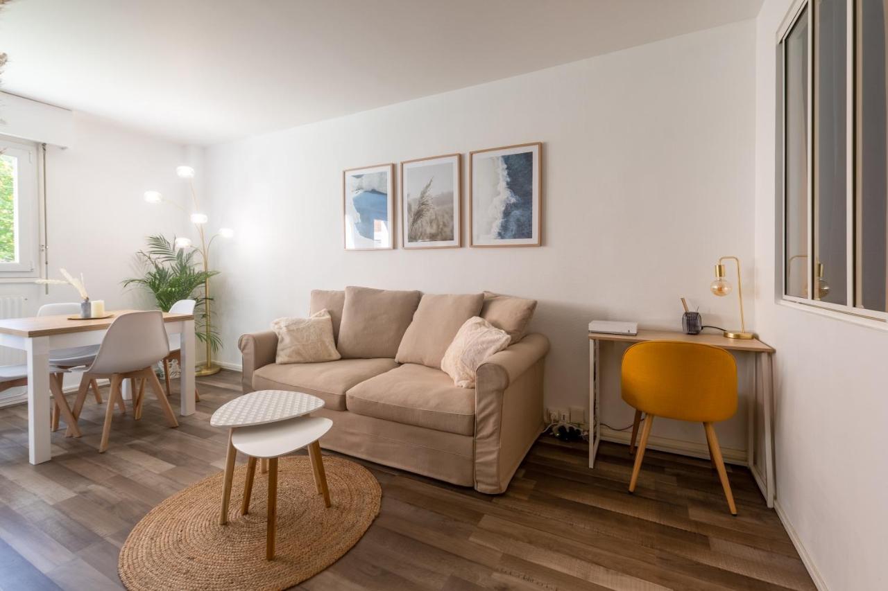 Hygge - Superbe Apt Renove Rouen Gare Avec Parking Privatifアパートメント エクステリア 写真